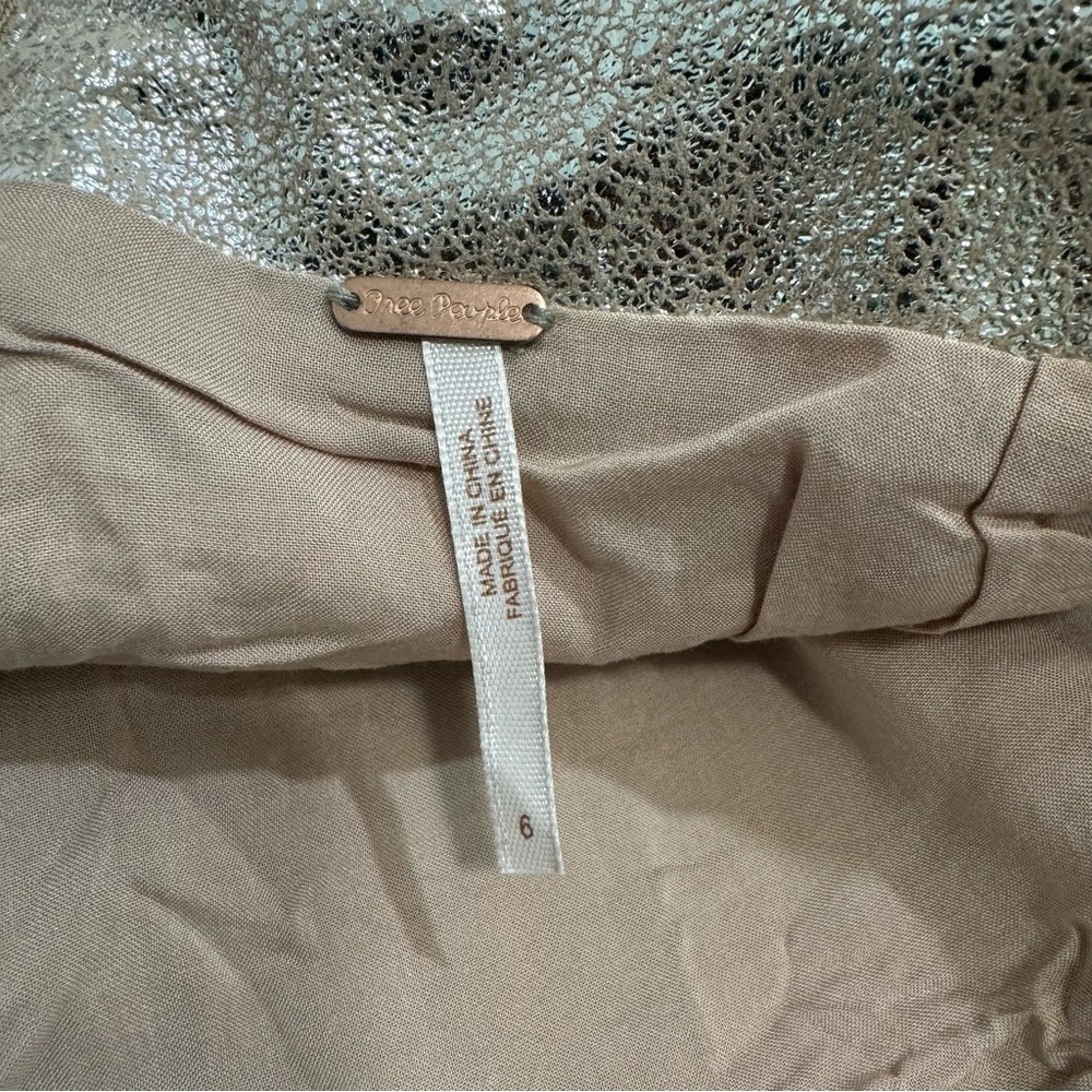 Free People NWT Modern Femme Vegan Mini Skirt - Picture 6 of 8